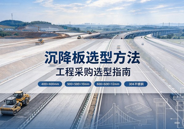 竞秀沉降板选择方法