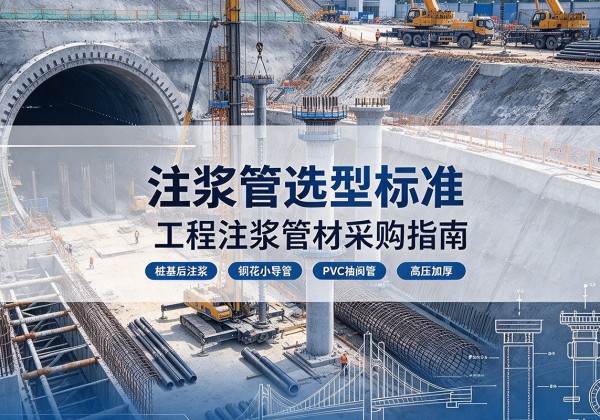 竞秀注浆管选型标准